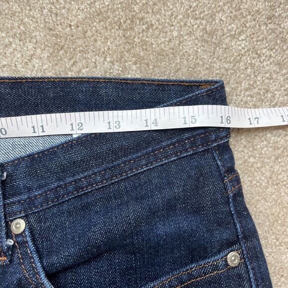 Naked Famous Jeans Mens 33x27 Weird Guy Stretch Selvedge Denim Blue Preppy - Picture 5 of 8